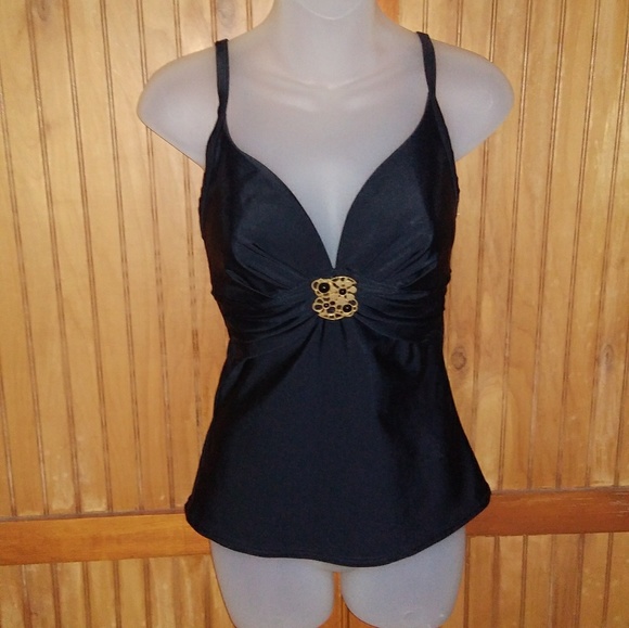 Christina Other - Christina Tankini with Gold Adornment - Top Only